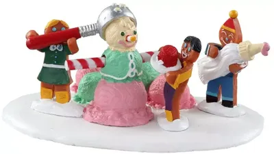 Lemax triple scoop snowman kerstdorp tafereel Sugar &apos;N&apos; Spice 2021