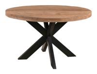Livingfurn Ronde Eettafel 'Sturdy' Mangohout, 120cm Livingfurn Ronde Eettafel 'Sturdy' Mangohout, 120cm