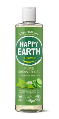 Happy Earth Pure showergel cucumber matcha