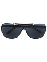 Versace Eyewear visor aviator sunglasses - Noir - thumbnail