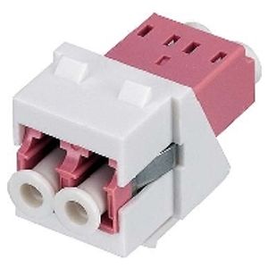 KMK-LC-D OM4 vio rw  - Fibre optic coupler LC-Duplex KMK-LC-D OM4 vio rw