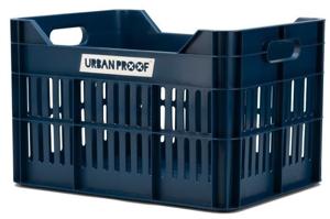 Fietskrat 30L Click Donkerblauw
