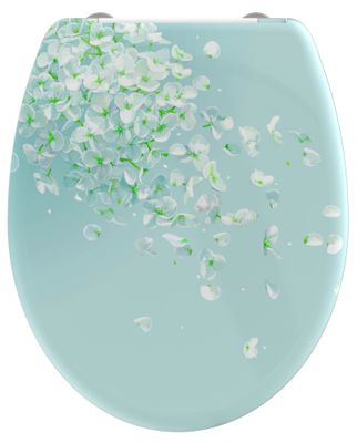 Schutte Duroplast WC-bril FLOWER IN THE WIND met soft-close en quick-release
 82381