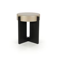 Eleonora Ronde Bijzettafel 'Juliet' 40cm, kleur Beige