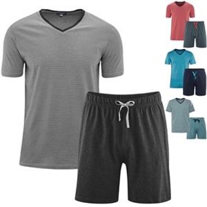 Herenpyjama Korte Mouw en Broek