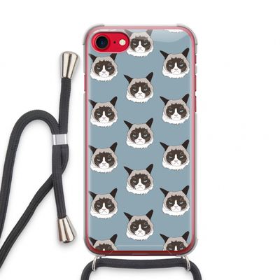 It's a Purrr Case: iPhone SE 2020 Transparant Hoesje met koord