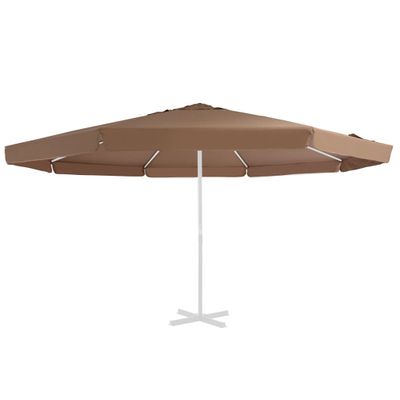 VidaXL Vervangingsdoek voor parasol 515 cm zandkleurig