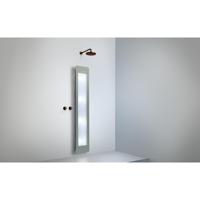 Sunshower Round Plus L infrarood + UV licht opbouw incl. wandbeugel 185x33x12cm full body Organic grey L0600-L0103-SML0700