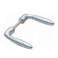 Türdrückerpaar Verona 1510 Alu.F1 o.Rosetten 4-KT.8mm HOPPE