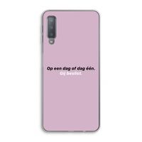 gij beslist: Samsung Galaxy A7 (2018) Transparant Hoesje