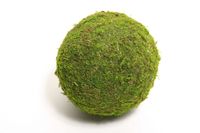 Bal asia mos 20 centimeter groen - HBX Deco - thumbnail