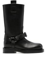 Burberry bottines à détails de boucles - Noir