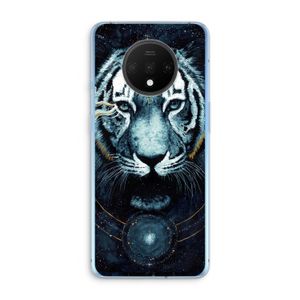 Darkness Tiger: OnePlus 7T Transparant Hoesje