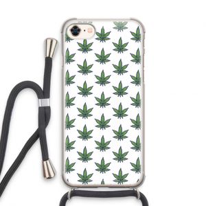 Weed: iPhone 7 Transparant Hoesje met koord