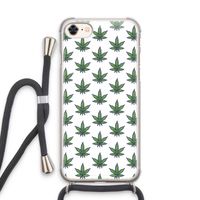 Weed: iPhone 7 Transparant Hoesje met koord Weed: iPhone 7 Transparant Hoesje met koord