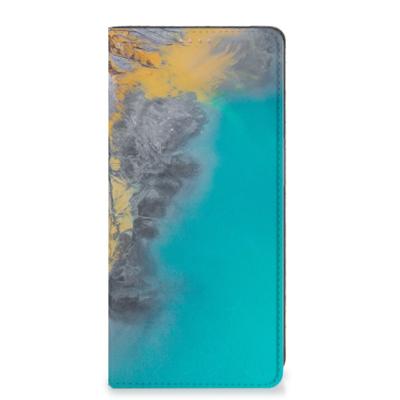 OPPO A54 5G | A74 5G | A93 5G | Standcase | Marble Blue Gold