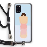 Mirror: Samsung Galaxy A31 Transparant Hoesje met koord