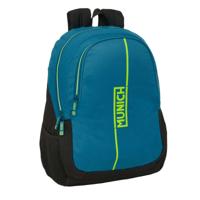 Schoolrugzak Munich Land Zwart Groen 32 x 44 x 16 cm