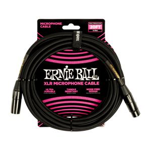 Ernie Ball 6392 microfoonkabel XLR male-XLR female 6m zwart