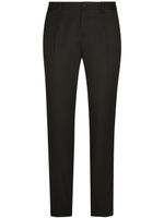 Dolce & Gabbana pantalon de smoking en laine stretch - Noir