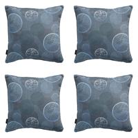 Sierkussen Circle blauw 50 cm x 50 cm (4 stuks) Madison - Madison
