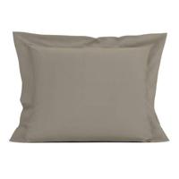 Heckett & Lane Elementi Kussensloop Katoen Satijn - taupe grey 60x70cm