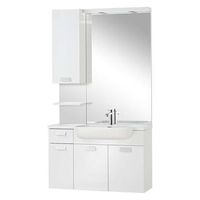 Differnz badkamermeubel Fabulous - hoogglans wit - 200x100x48 cm