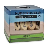 Kubb Number Original Rubber Hout - thumbnail