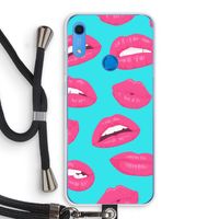 Bite my lip: Huawei Y6s Transparant Hoesje met koord