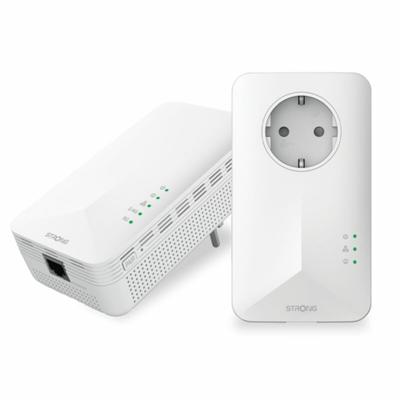 Adapter PLC STRONG POWERL1000WFDUOEUV2 Wit (2 Stuks)
