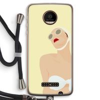 Summer: Motorola Moto Z Force Transparant Hoesje met koord
