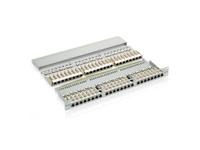 Equip 326448 cat.6 patch panel 48-port 19 inch 1u black