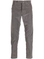 Incotex pantalon en coton à coupe slim - Gris