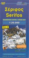Wegenkaart - landkaart 107 Serifos | Road Editions