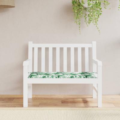 VidaXL Tuinbankkussen 120x50x4 cm oxford stof bladpatroon