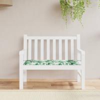 VidaXL Tuinbankkussen 120x50x4 cm oxford stof bladpatroon