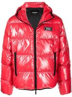 DSQUARED2 veste à patch logo - Rouge