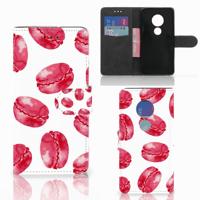 Motorola Moto G7 Play | Book Cover | Pink Macarons