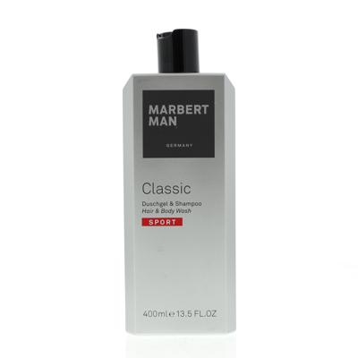 Marbert Gel Man Classic Sport Hair & Body Wash 400ml | Voor Mannen