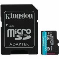 Micro SD kaart met adapter Kingston CANVAS Go! Plus 512GB microSD XC 512 GB