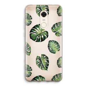 Tropische bladeren: Xiaomi Redmi 5 Transparant Hoesje