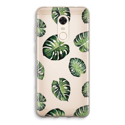 Tropische bladeren: Xiaomi Redmi 5 Transparant Hoesje