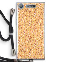Camouflage: Sony Xperia XZ1 Transparant Hoesje met koord