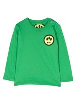 Barrow kids logo-print cotton T-shirt - Vert