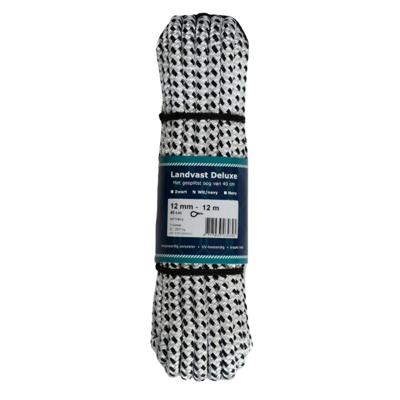 U-rope Landvast Deluxe Met 40 Cm Oog 12 Mm X 12 M Wit/navy Default