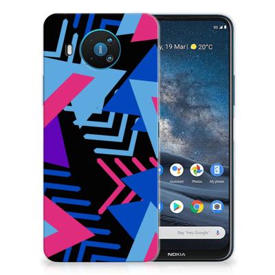 Nokia 8.3 | TPU Hoesje | Funky Triangle