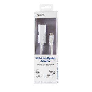 LogiLink UA0238 USB C- Ethernet 1000Mbit/s netwerkadapter
