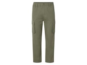 LIVERGY Heren cargobroek (Kaki, S)