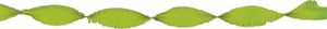 Crepe papier slinger lichtgroen 6 meter