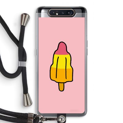 Raketijsje: Samsung Galaxy A80 Transparant Hoesje met koord